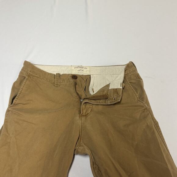 Hollister Classic Straight Khaki Pants Tan Chino Men's Size 28x30 - Picture 4 of 14